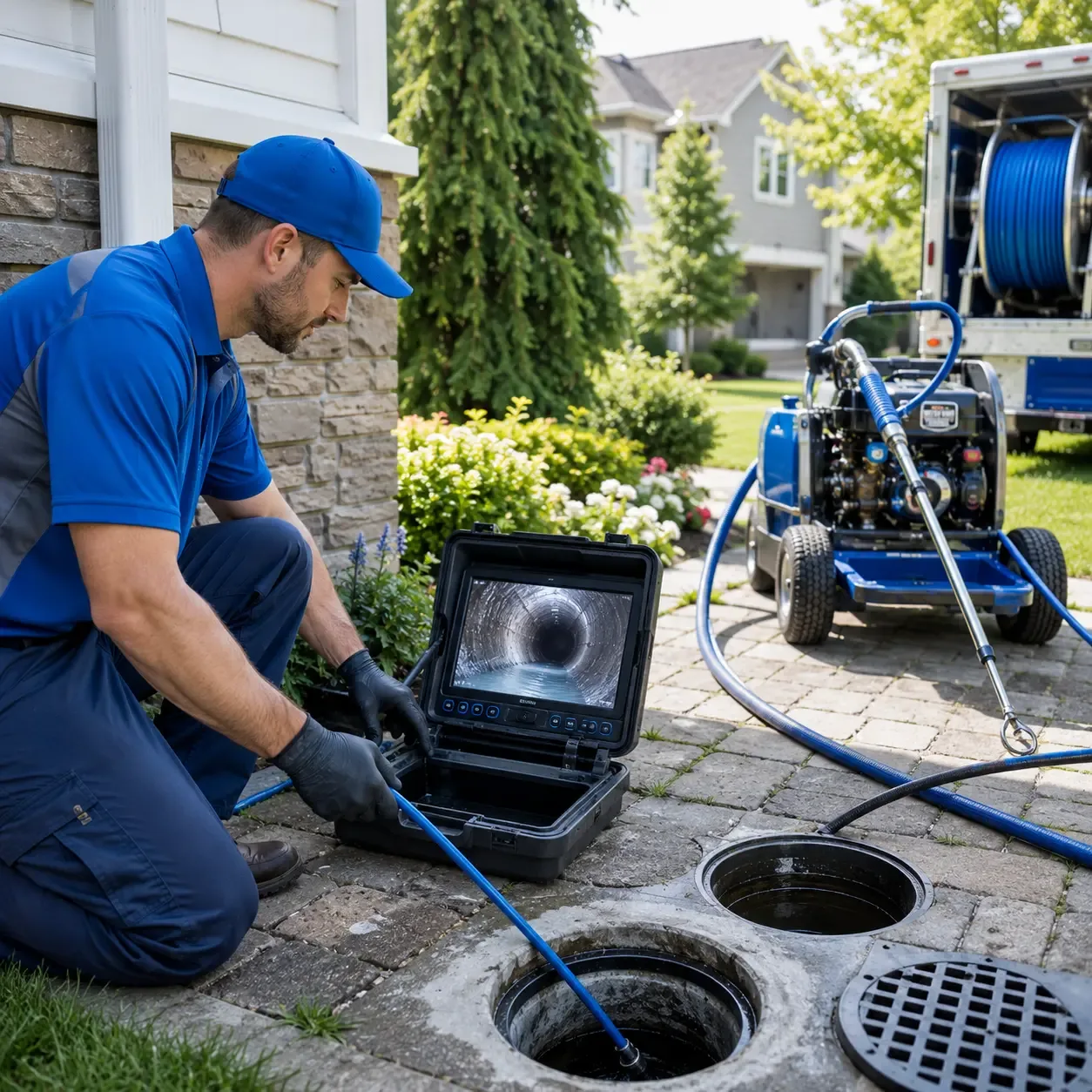 Outdoor drain cleaning professionals serving Genoa, OH
