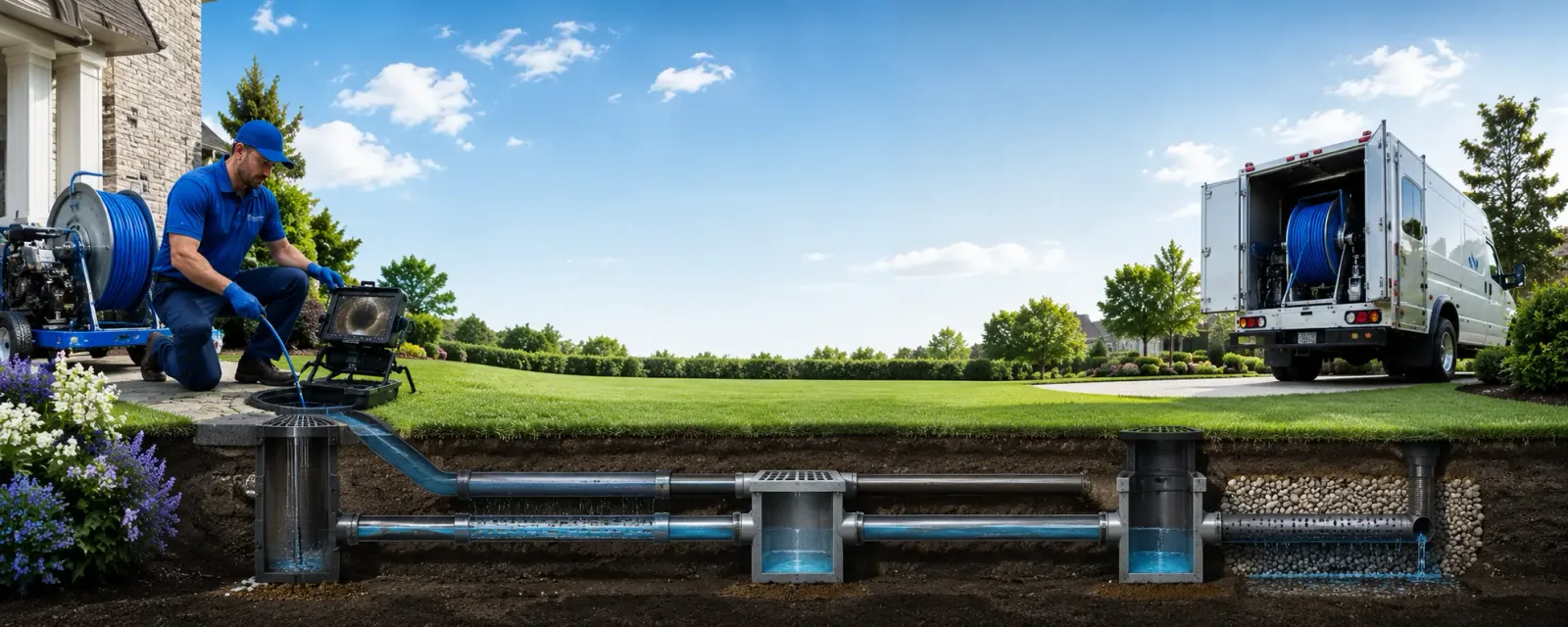 Outdoor drain cleaning information for Genoa, OH