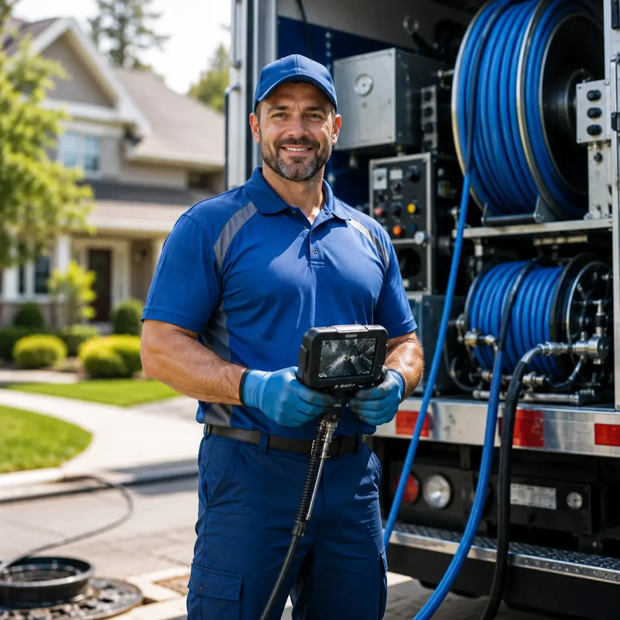 Local outdoor drain cleaning specialists in Genoa, OH